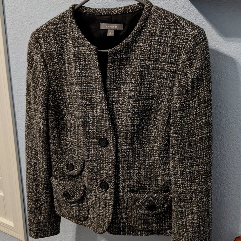 Ann Taylor Wool Blazer Jacket